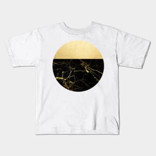 Marble and Gold 03 Kids T-Shirt